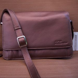 NWT Derek Alexander Genuine Leather Side Bag